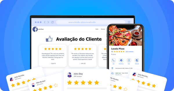 Avaliações 5 Estrelas Facebook