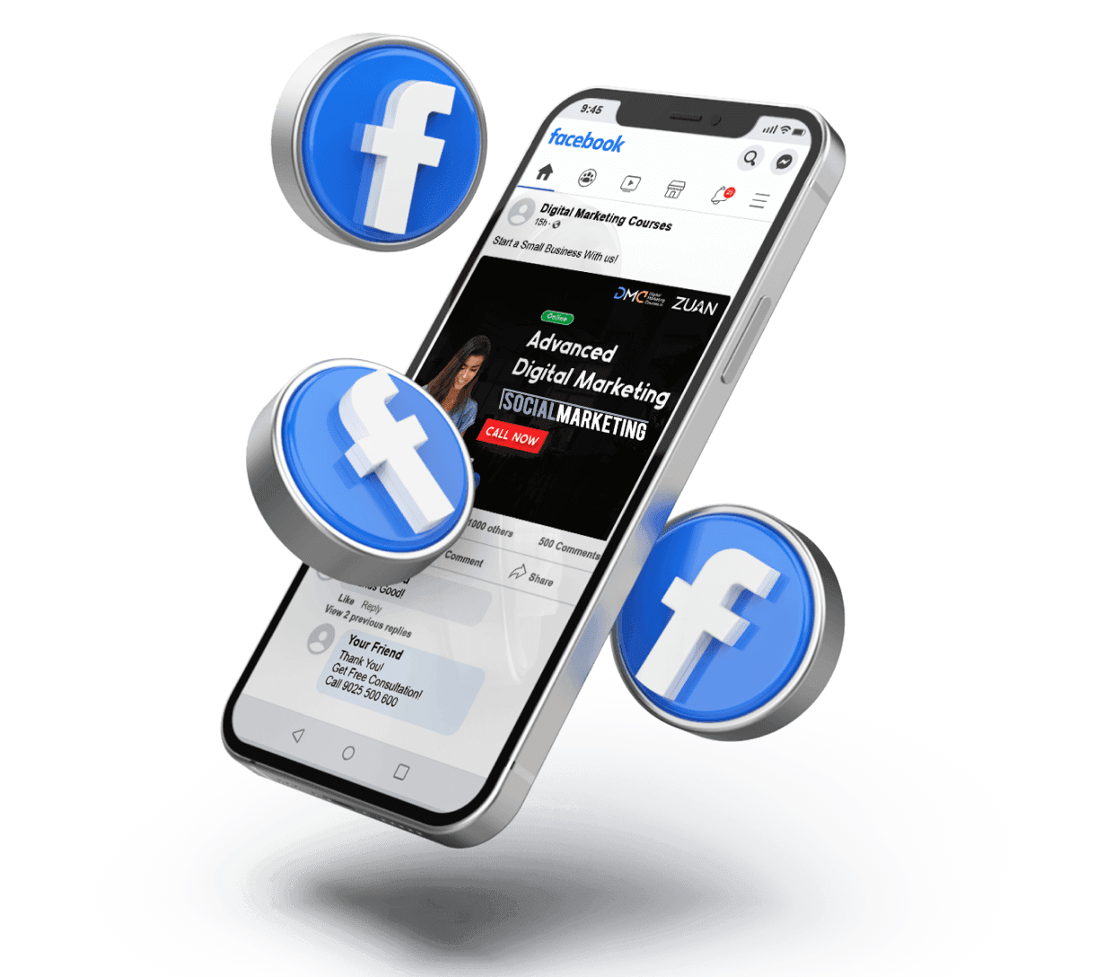 Avaliações 5 Estrelas Facebook